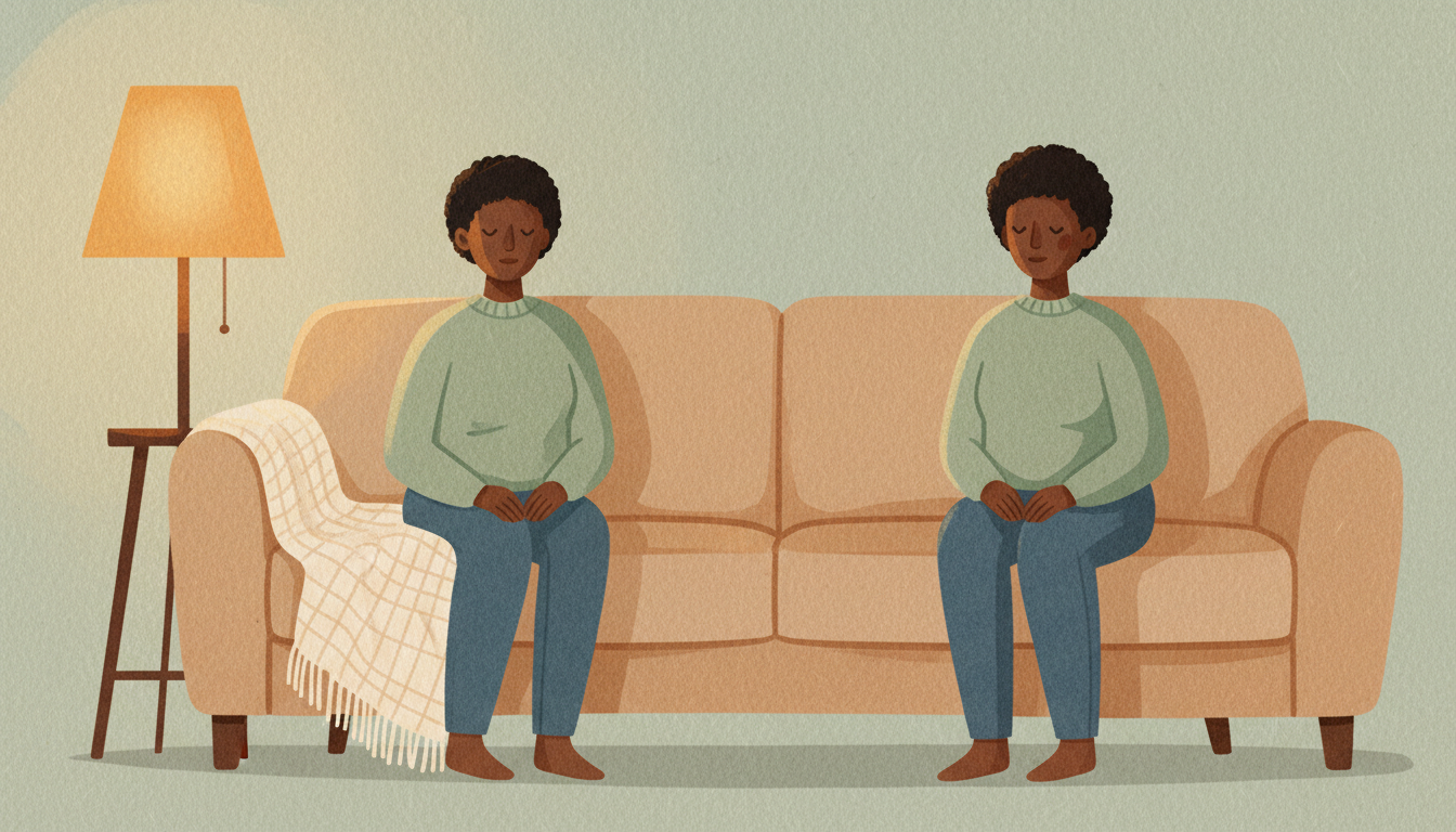 Couple having a calm conversation about relationship expectations and limits