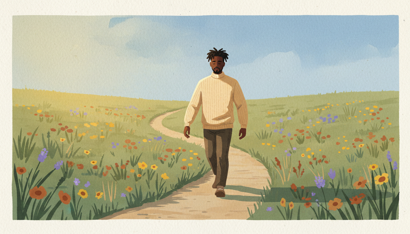 Person emerging from shadows into light, representing codependency recovery