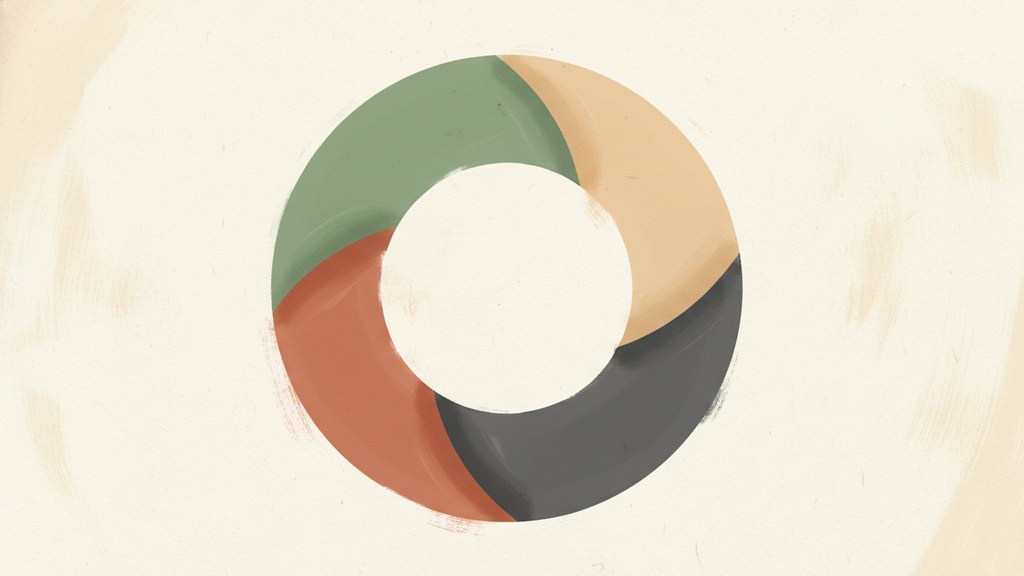 Circular spiral pattern representing the repeating four-stage cycle of abuse
