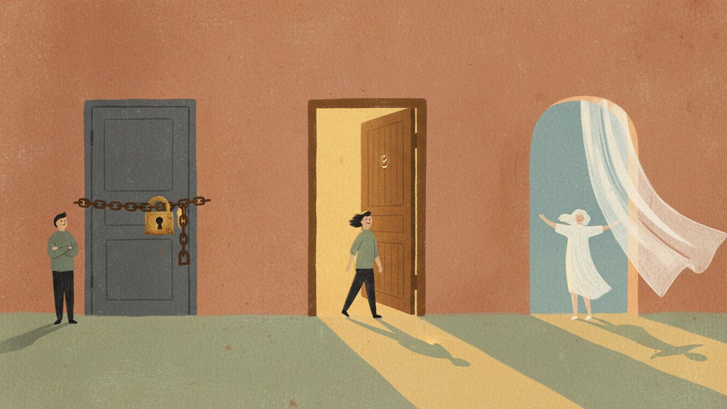 Illustration showing the four communication styles on a spectrum