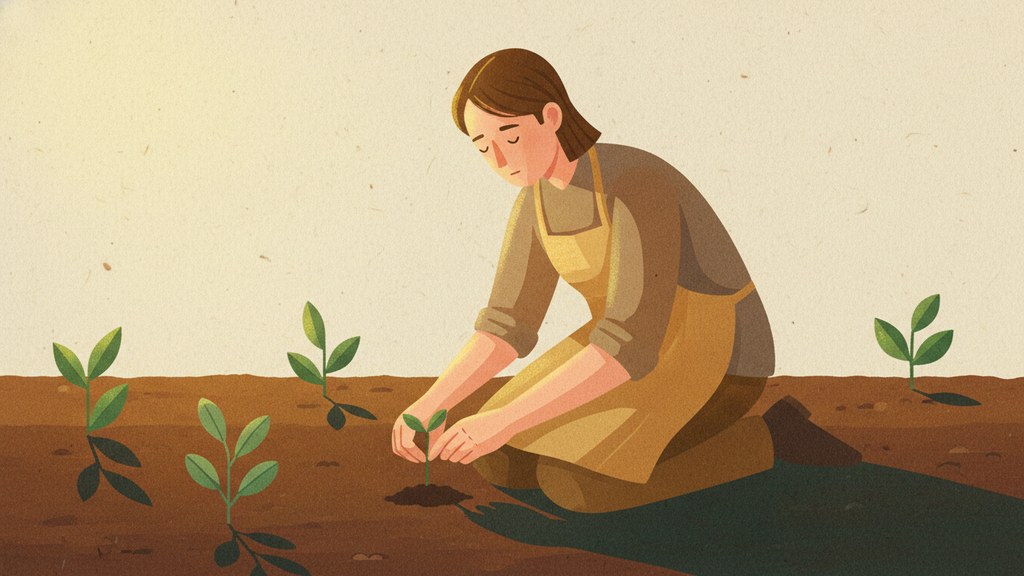 Illustration of a family finding their own paths to healing