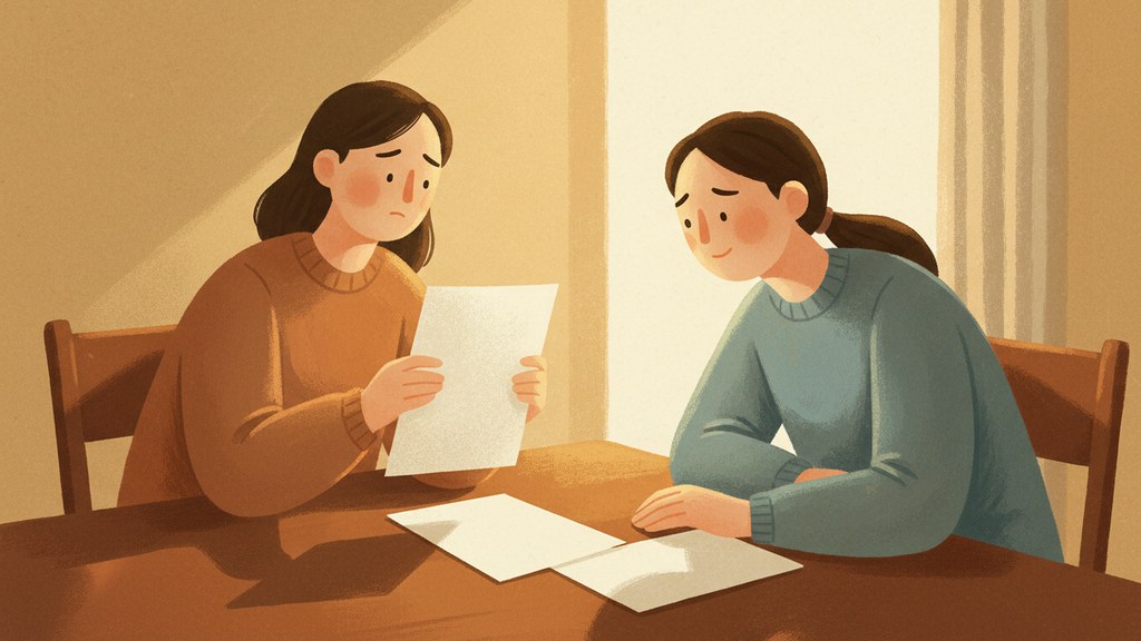 Illustration of the three-step assertive communication format