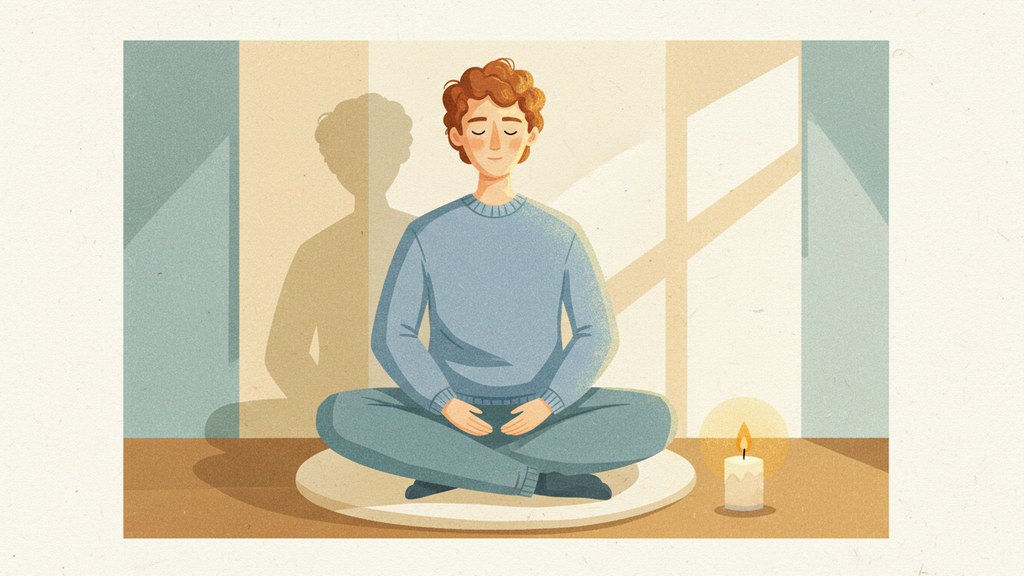 Illustration of a person juggling many responsibilities while appearing calm, representing high functioning codependency