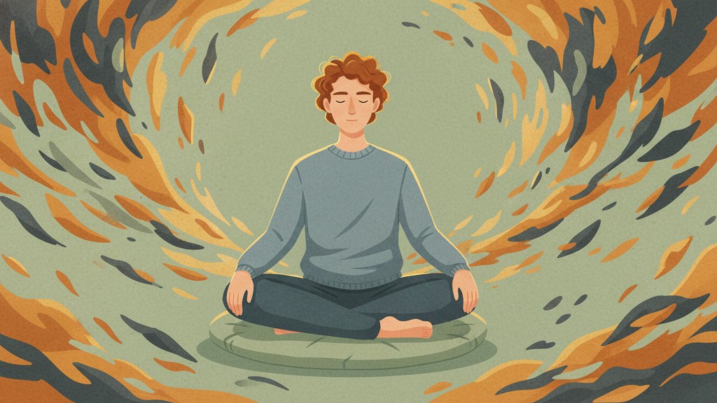 Illustration of the broken record technique with calm repetition