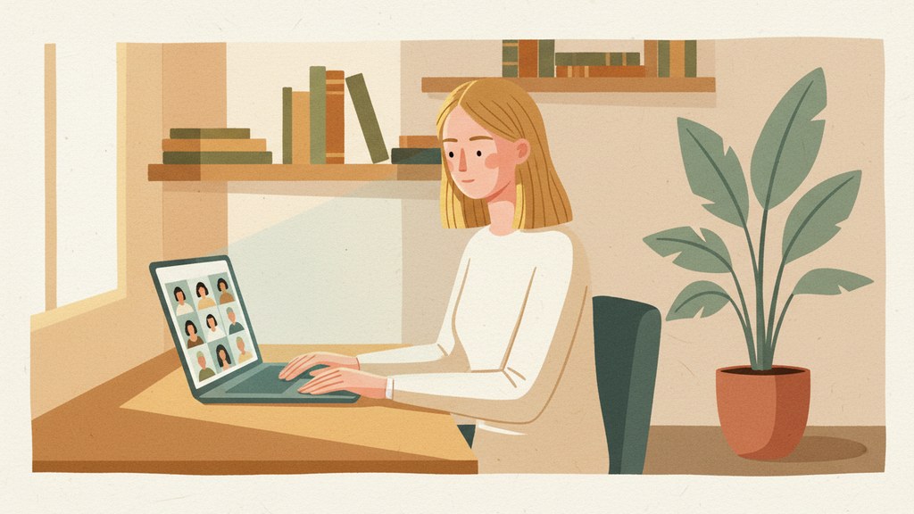 Illustration of a supportive group meeting environment